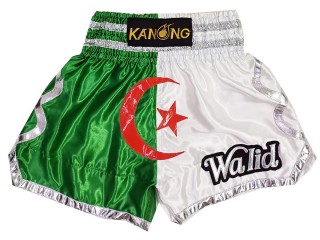 Personalised algeria Muay Thai Shorts : KNSCUST-1240