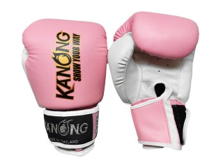 Kanong Kids Boxing Gloves for Training : Light Pink