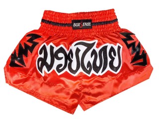 Boxsense Kids Boxing Shorts : BXSKID-012 Red