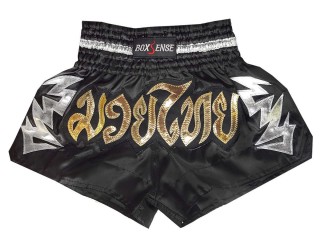 Boxsense Kids  Boxing Shorts : BXSKID-010-Black