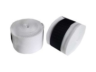 KANONG Elastic Muay Thai Handwraps for Kids : White