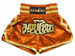 Kanong Kickboxing Shorts : KNS-121-Orange