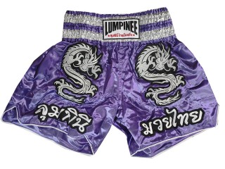 Lumpinee Kickboxing Shorts : LUM-038-Purple