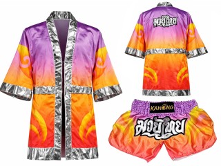 Boxing Kits - Personalized Boxing Robe and Kickboxing Shorts : SET-509