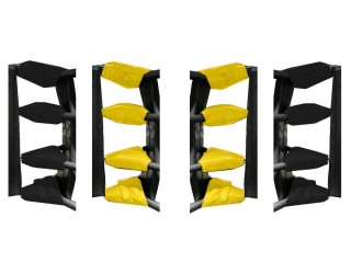 Boxing Ring accessories, Boxing Ring Turnbuckle Covers (set of 16) : Yellow/Black