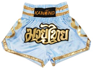 Kanong Kickboxing Shorts : KNS-121-LightBlue