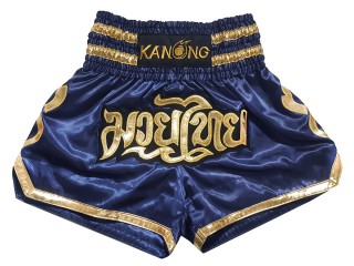 Kanong Kickboxing Shorts : KNS-121-Navy