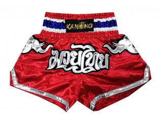 Kanong Kickboxing Shorts : KNS-125-Red