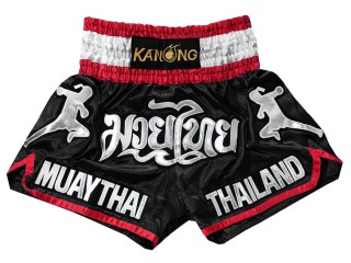 Kanong Kick boxing Shorts : KNS-133-Black