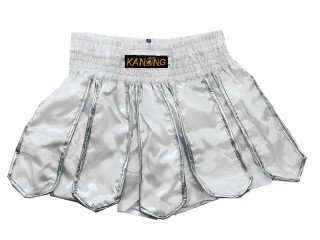 Kanong Kick boxing Shorts : KNS-139-White