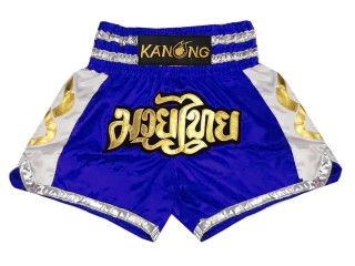 Kanong Kick boxing Shorts : KNS-141-Blue