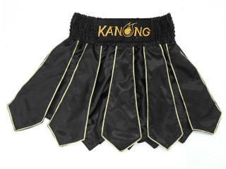 Kanong Galidator Kick boxing Shorts : KNS-142-Black