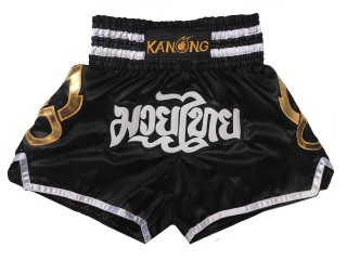 Kanong Fight Shorts : KNS-143-Black