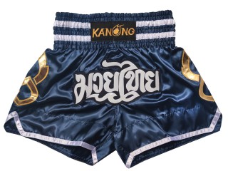 Kanong Fight Shorts : KNS-143-Navy