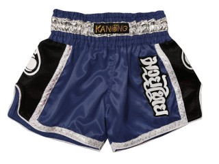 Kanong Retro Fight Shorts : KNSRTO-208-Navy