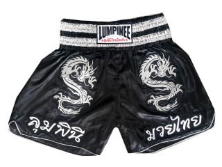 Lumpinee  Kickboxing Fight Shorts : LUM-038-Black