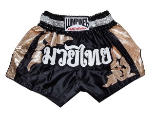 Lumpinee  Kickboxing Fight Shorts : LUM-043-Black