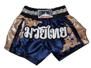 Lumpinee  Kickboxing Fight Shorts : LUM-043-Navy