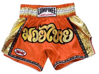 Lumpinee  Kickboxing Fight Shorts : LUM-045-Orange