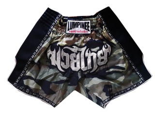 Lumpinee Retro Kick boxing Fight Shorts : LUMRTO-003-Camo