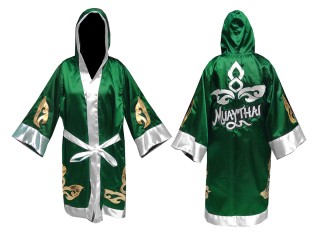 Kanong Custom Boxing Robe : KNFIR-143-Green