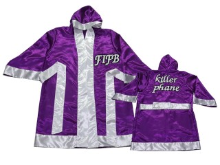 Customize Kanong Boxing Robe : KNFIRCUST-002-Purple