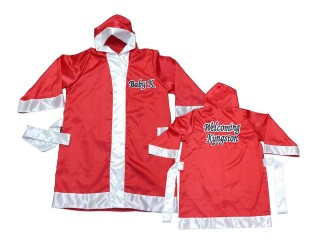 Customize Kanong Boxing Robe : KNFIRCUST-002-Red