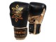 Custom Lace-up Boxing Gloves : Black