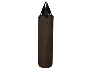 Customized Boxing Equipment - Heavy Bag : DarkBrown 180 cm. (unfilled)