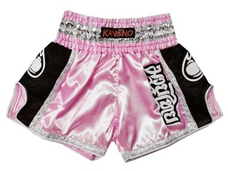 Kanong Women Retro Boxing Shorts for Training : KNSRTO-208-Pink