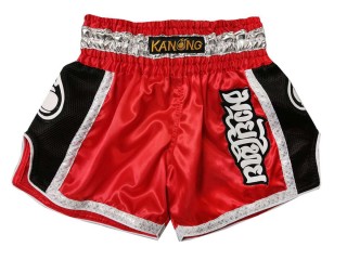 Kanong Women Retro Boxing Shorts for Training : KNSRTO-208-Red