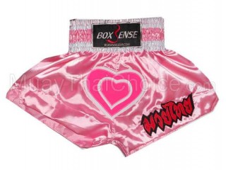 Boxsense Kids Boxing Shorts : BXSKID-003 Pink