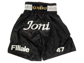 Create your own design Black Boxing Shorts : KNBXCUST-2021