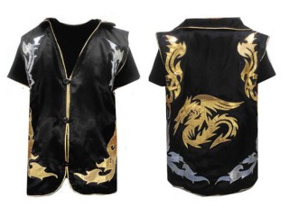 Custom Boxing Cornerman Jacket : Black Dragon