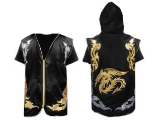 Customized Boxing Hoodies / Walk in Jacket : Black Dragon