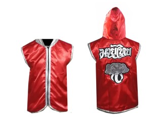 KANONG Customized Boxing Hoodies for Fighters : Red Elephant
