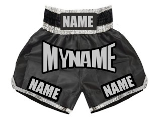 Customized Kids Boxing Shorts with Name or Text : KNBSH-007