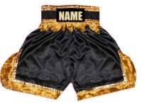 Personalized Black Boxing Shorts : KNBSH-017