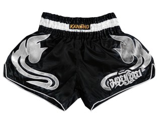 Kanong Retro Boxing Shorts : KNSRTO-209-Black