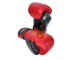 Kanong Real Leather Boxing Gloves : Red/Black