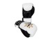 Kanong Real Leather Boxing Gloves : White/Black