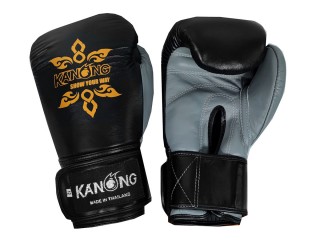 Kanong Custom Boxing Hoodies and Boxing Shorts : Black/Gold