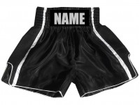 Customize Boxing Trunks : KNBSH-027-Black