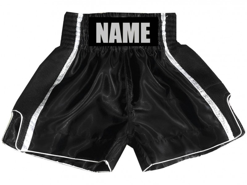 Personalized Red Boxing Shorts - Custom Boxing Trunks : KNBSH-018