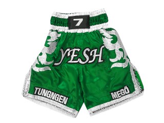 Custom Boxing Shorts : KNBXCUST-2033-Green