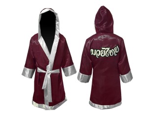 Customize Kanong Boxing Robe : Maroon