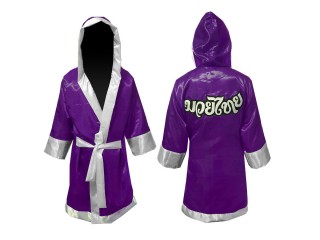 Customize Kanong Boxing Robe : Purple