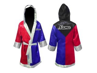 Customize Kanong Boxing Gown : Black/Blue/Red