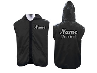 Customized Boxing Hoodies : Black