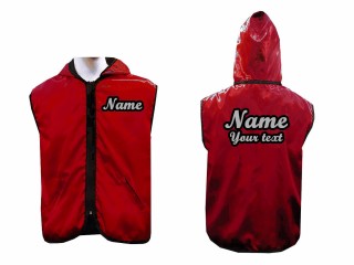 Customized Boxing Hoodies : Red